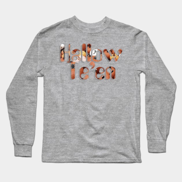 Hallow Te'en Long Sleeve T-Shirt by afternoontees